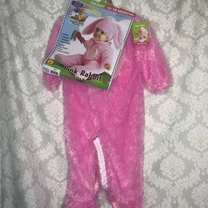 PINK bunny costume 12-18 months